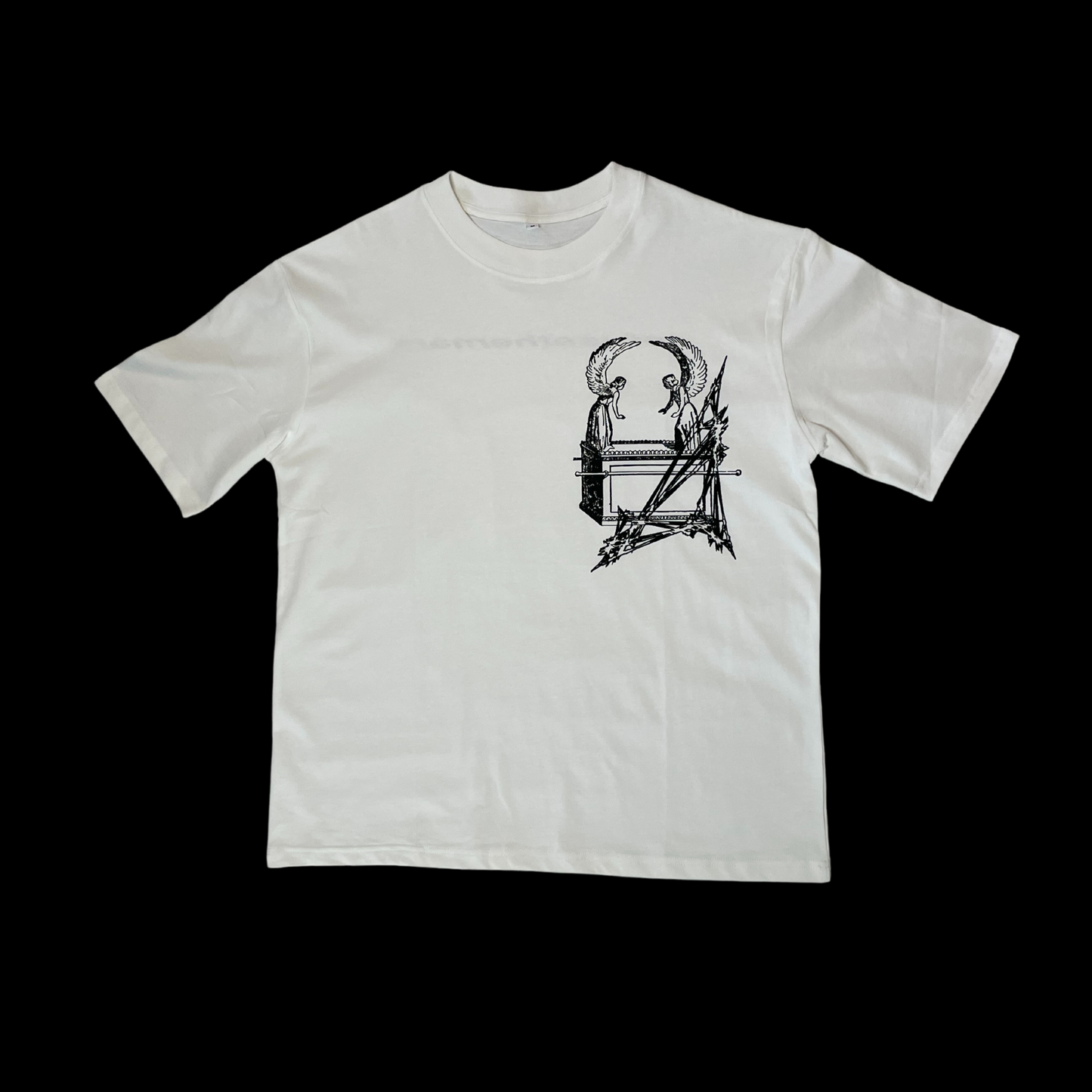 refusethemark - SAMPLE - 'The Covenant' - Oversized T-Shirt - White - Front